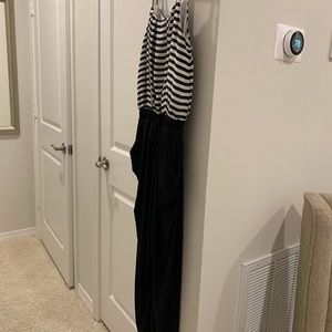 Women’s L jumpsuit B&W
